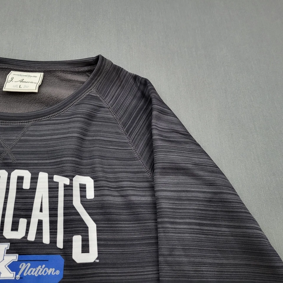 Suéter Kentucky UK WildCats para mujer L manga larga grande azul nación gris corto Foto 3 de 4