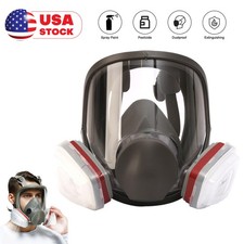 6800 Full Face 15 IN 1 Gas Mask Chemical Vapor Paint Spray Respirator 95% Filter