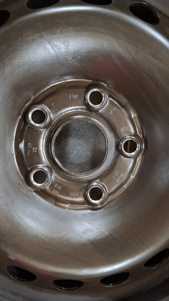 4x Stahlfelgen VW Skoda Seat 6x15 ET47 5x112 Golf 5 6 Touran Caddy Jetta Octavia - Bild 2 von 2