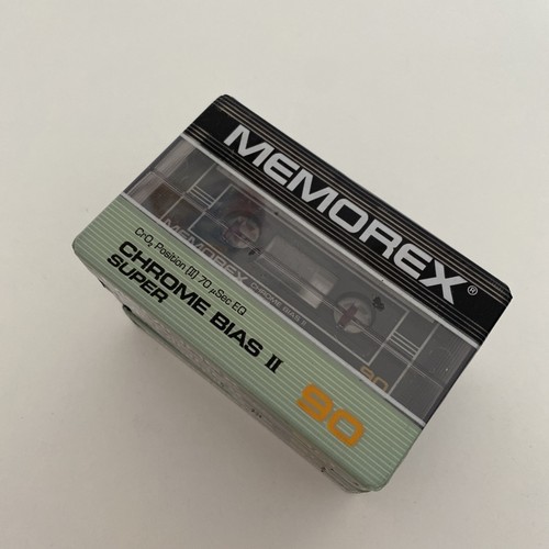Memorex Chrome Bias II Super 90 1985 Type 2 Blank Cassette New & Sealed - Picture 6 of 20