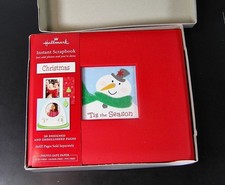 Hallmark Christmas Instant Scrapbook NEW w/ 20 Embellished 6x6" Pages