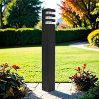AußEnleuchte Schwarz IP54 75Cm Wetterfest Aluminium E27 Wegeleuchte Garten