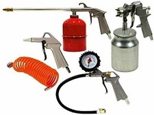 KIT 5 ACCESSORI 60605 COMPRESSORE VINCO GONFIARE SOFFIARE LAVARE VERNICIARE TUBO