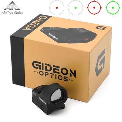 GIDEON Optics OMEGA 1x27mm Red/Green 3MOA/65MOA Circle/Dot Sight RMR , Picatinny