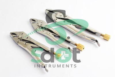 Vise Grip Plier Large Medium Small set of 3 piece orthopedic ...