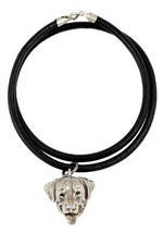 Rottweiler, Rott, Rottie - Necklace with dog, silver-plated pendant for dog fan,