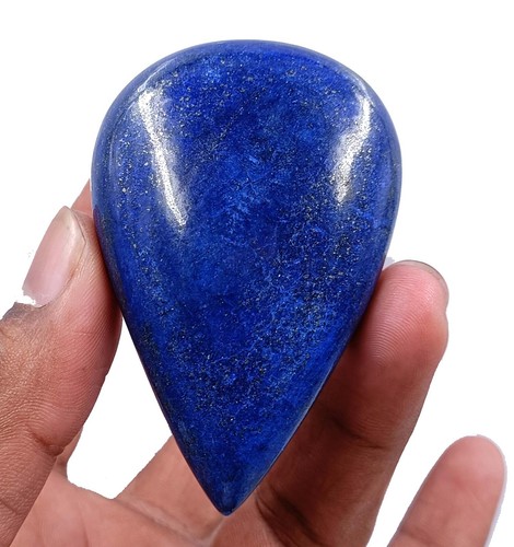 Piedra preciosa suelta de lapislázuli azul natural certificada en forma de pera de 283,5 quilates años 25 - Imagen 4 de 8