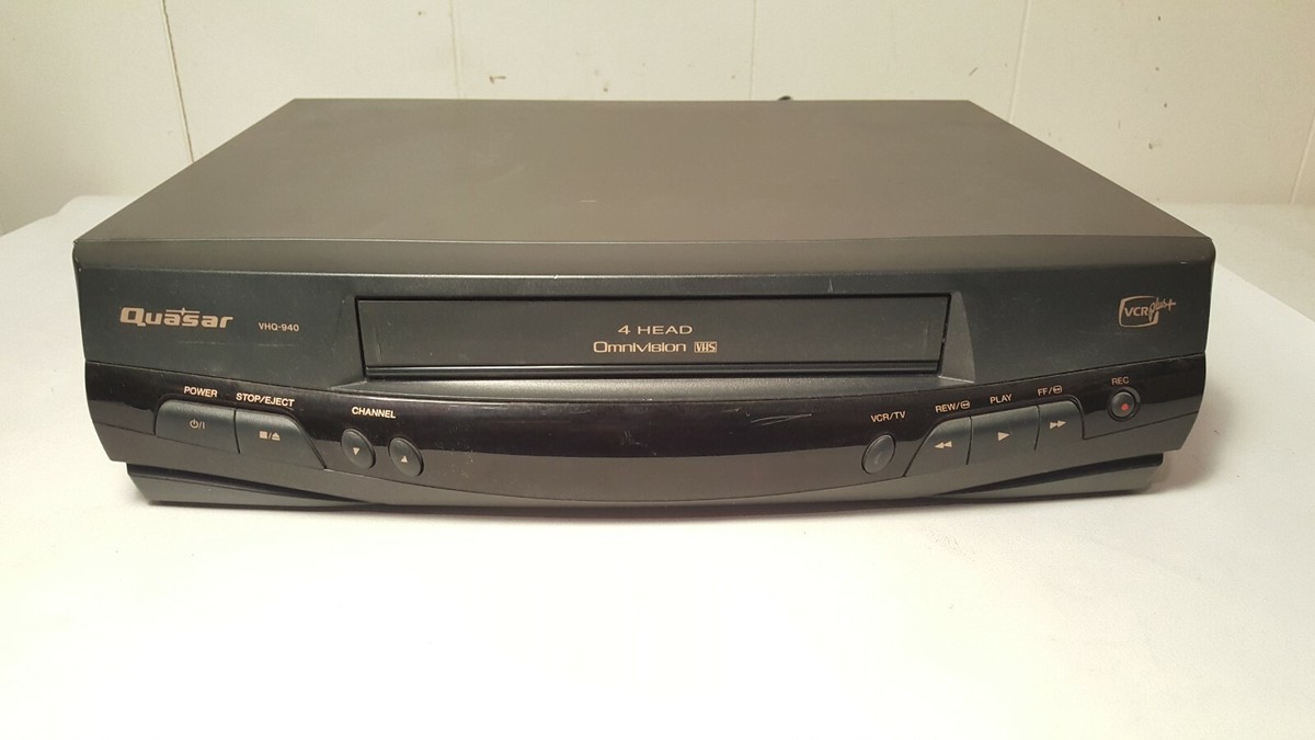 Vintage Quasar VHQ-940 VCR VHS Player Recorder TESTED WORKING | eBay