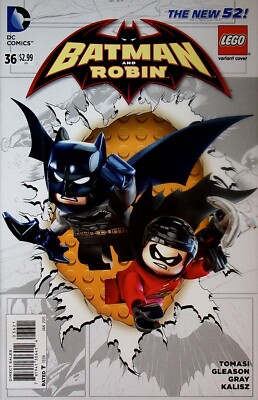 #ad Batman and Robin #36 Lego Variant Cover NM 2014 DC Comics Tomasi amp; Gleason $3.00