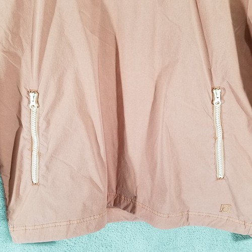 Giacca pullover Marine Layer Donna Grande Rosa Cappuccio Felpa Quarto Cerniera - Foto 3 di 11