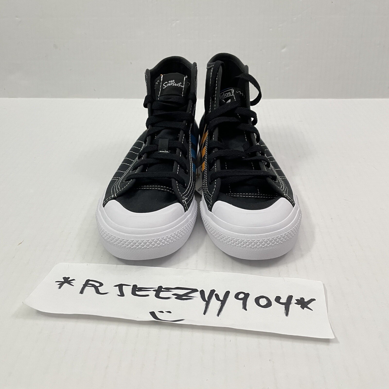 Boys Size 6.5 | Adidas The Simpsons Nizza Hi Top J Pranks On Moe Shoes GZ3538 image 2
