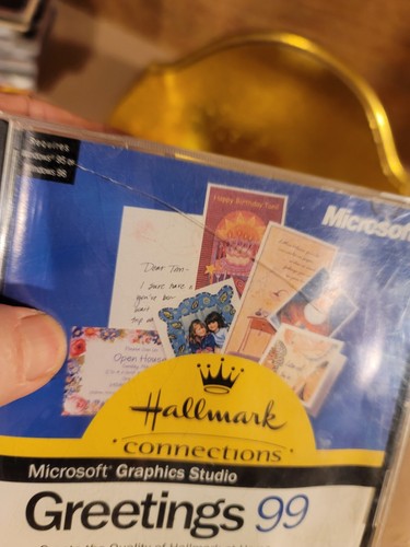 Microsoft Greetings 99 Hallmark Connections Workshop CD Win95 Win98 Windows - Picture 3 of 4