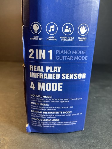 E Gitarre Spielzeug Multifunktional Klappbar Kinder Gitarre Klavier Musik Enlightenmen - Bild 5 von 8