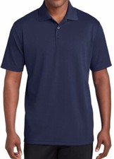Sport-Tek ST640 Men's RacerMesh PosiCharge Polo Cool Dri Fit Performance Solid