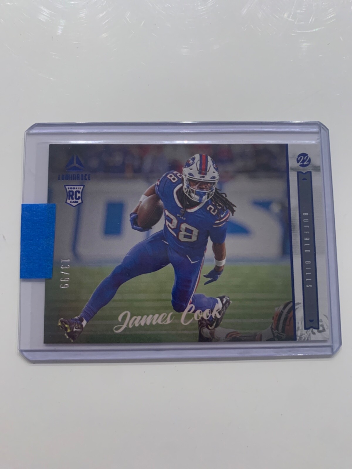 James Cook Panini Chronicles Luminance Update Rookies #221 Blue