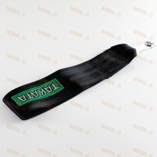 For Tow Towing Strap Jdm Takata Racing Sports Black Hook Loop High Strength For Tow Towing Strap Jdm Takata Racing Sports Black Hook Loop High Strength