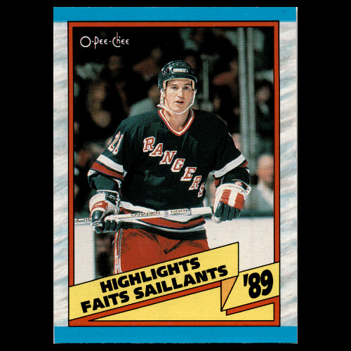 1989 O-Pee-Chee Brian Leetch Sets Rookie Record #326 Near Mint to Mint NM-MT