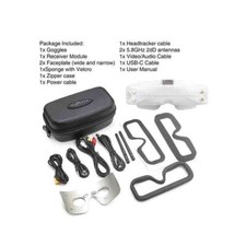 SKYZONE White SKY04X PRO FPV Video Goggles Head Tracker DVR for FPV Racing Drone