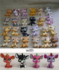 Littlest Pet Shop 3pcs/lot Random LPS Toys Cat Dragon Animal Figures New