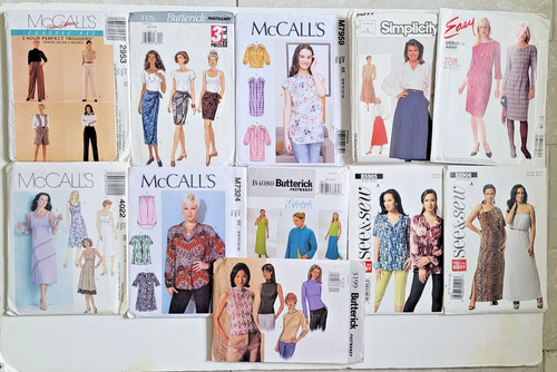Lot 6 Plus Size Sewing Patterns Simplicity McCall's 18W-32W Khaliah Ali Lot 6 Plus Size Sewing Patterns Simplicity McCall's 18W-32W Khaliah Ali