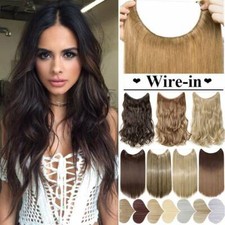 NEW ARRIVALS Hidden Band Secret Wire In As Human Hair Extensions One Piece US