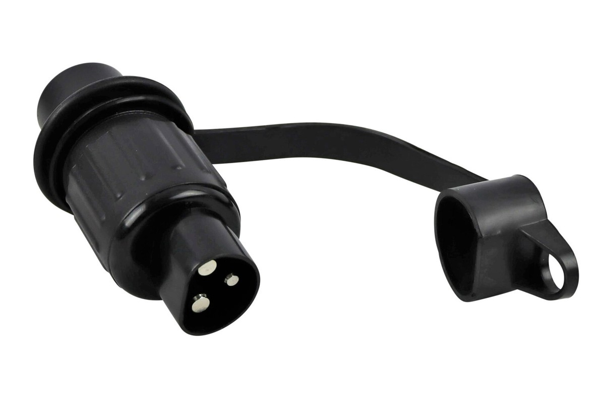 SPARKMOTO 3 Stück X 3 Polig Traktor Stecker Steckdose 12V 24V, Nach DIN 9680,Wasserdicht Stecker Steckdose 3 Polig Für Traktor PKW RV LKW KFZ Anhänger Landmaschinen 3 Polig Stecker Steckdose(3 Stück