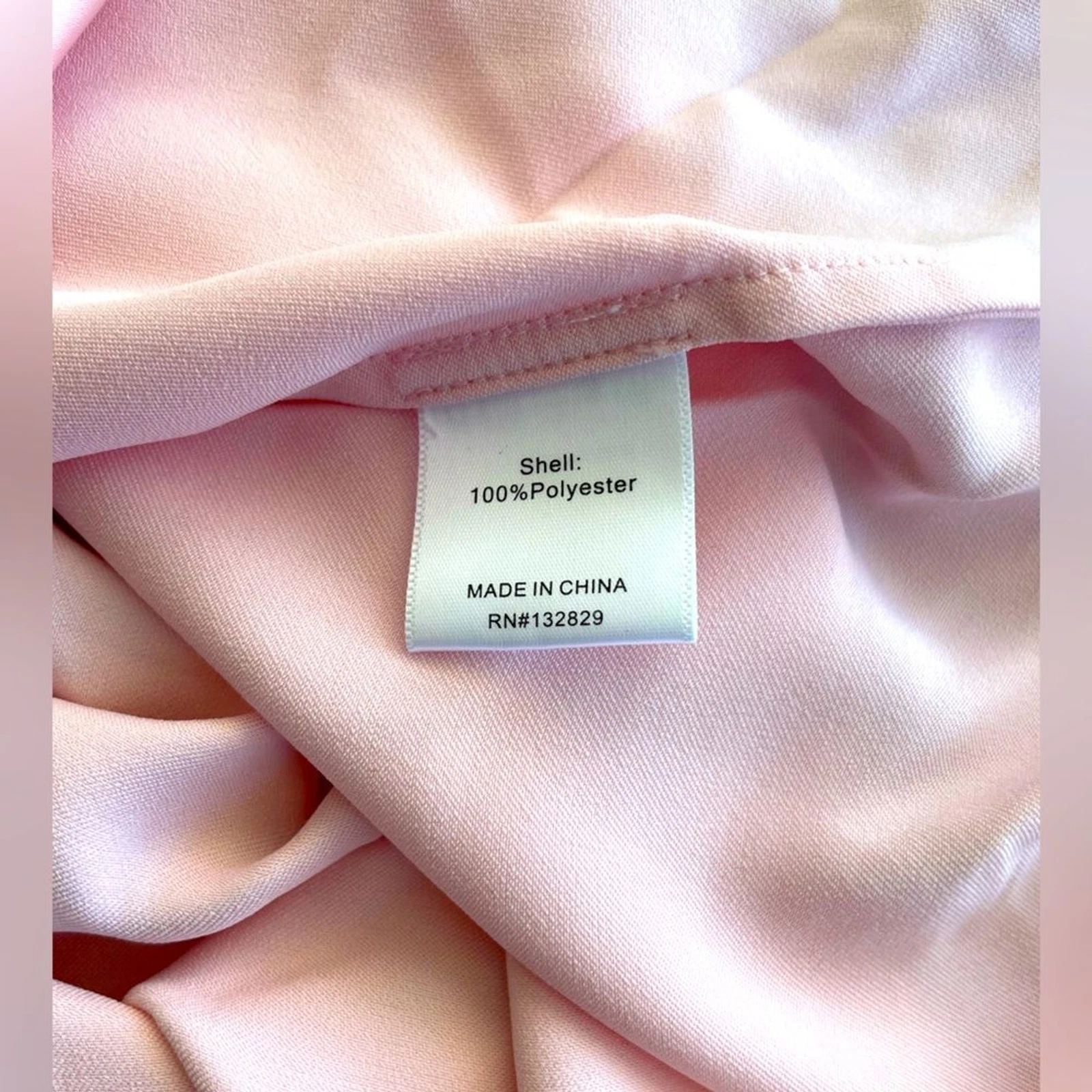 VALENTINO Mini Abito Donna L'Academie x Revolve Valentina Blush Rosa Satino Nuovo con etichette