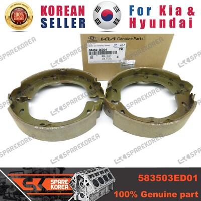 Genuine/OEM 583503ED01 SHOE KIT-PARKING BRAKE for Kia Sorento | eBay