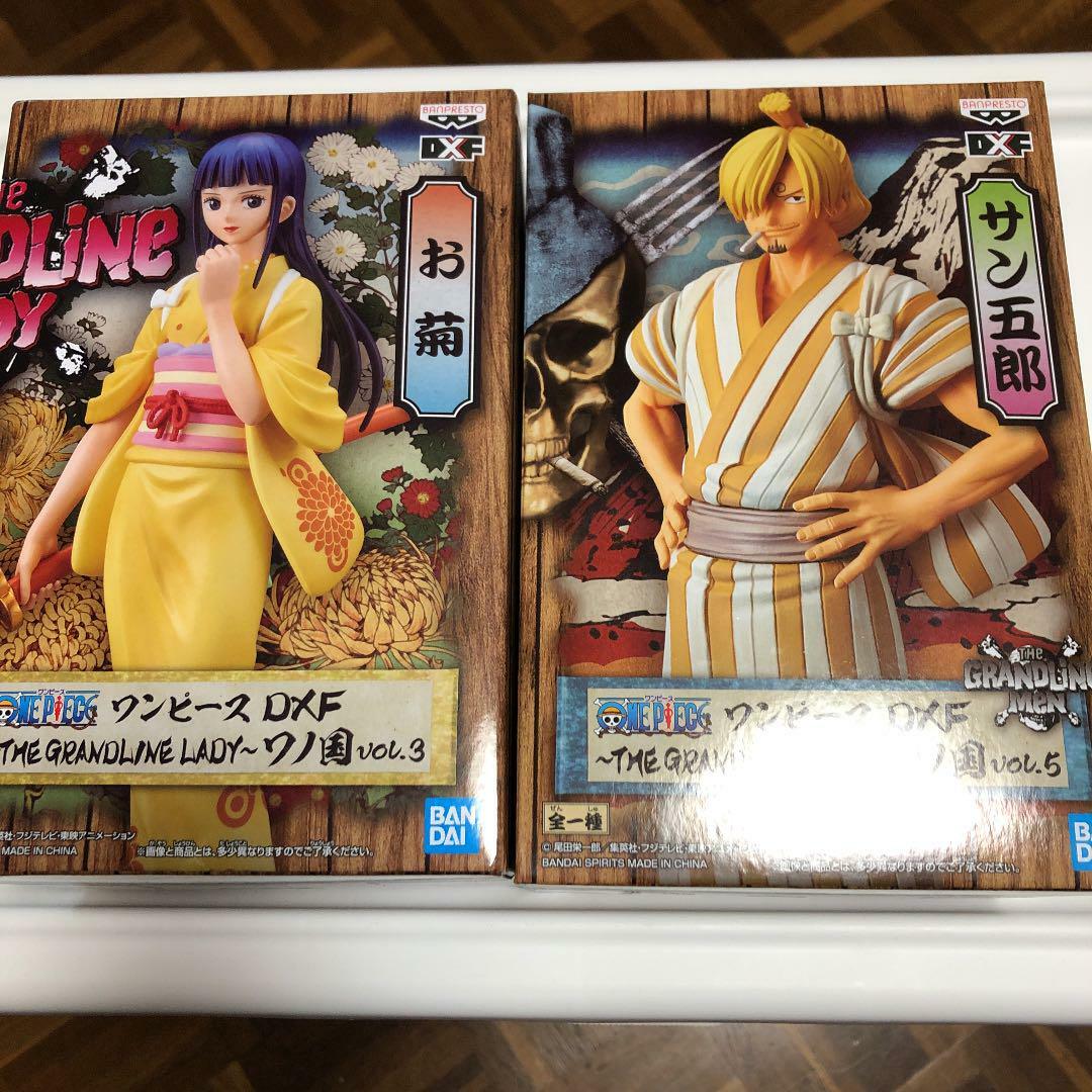 One Piece Wanokuni Okiku Sanji Sangoro Dxf Figure Doll 2 Set Banpresto Japan Ebay