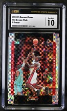 DWYANE WADE CSG 10 GEM MINT 2004-05 Bowman Chrome #68 X-FRACTOR #ed 103/150! 