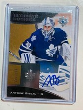  2015-16 Ultimate Collection #73 Antoine Bibeau Autograph /299 RC Maple Leafs