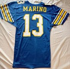RARE: Dan Marino - U of Pittsburg - Russell Athletic Jersey - Name on Back - L