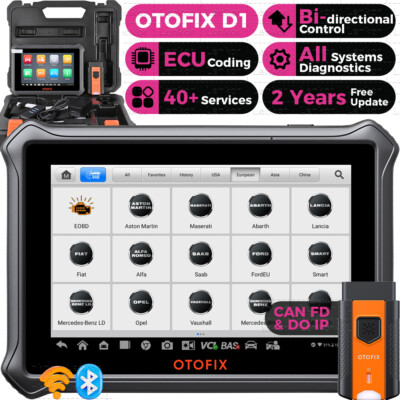 OTOFIX D1 OBD2 Diagnosegerät Alle Steuergerät ECU Codierung Aktiver Test TPMS DE