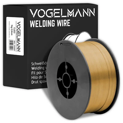 VOGELMANN Fil à souder CuSi3 Ø0,8mm 1kg MIG MAG Soudage Bobine Gaz Soudo-brasage Brasage