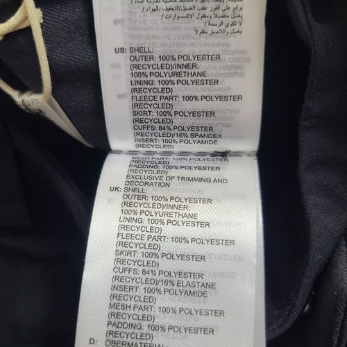 Adidas Womens Rerrex Xperior 2L Insulated Ski Snow Pants IB1179 Size L Black #1 - Picture 6 of 6