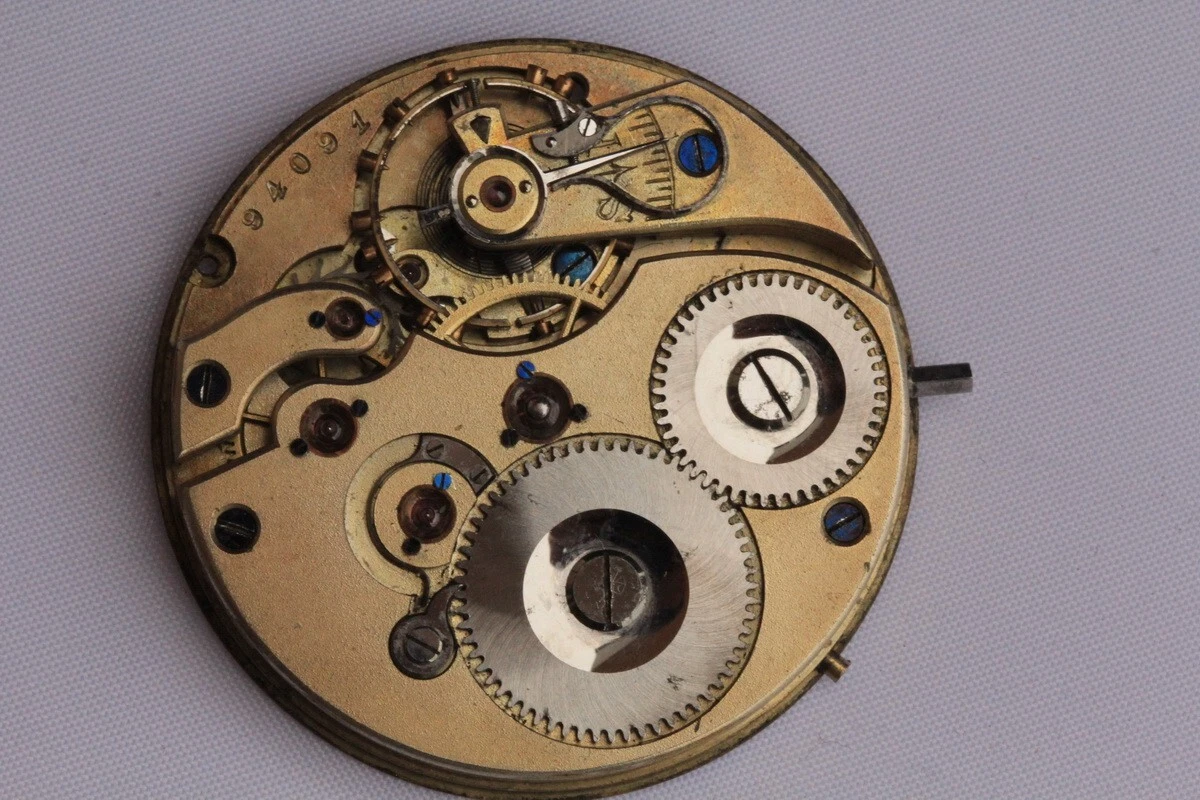 vintage IWC Schaffhausen Pocket Watch Movement Cal 49 50 not working