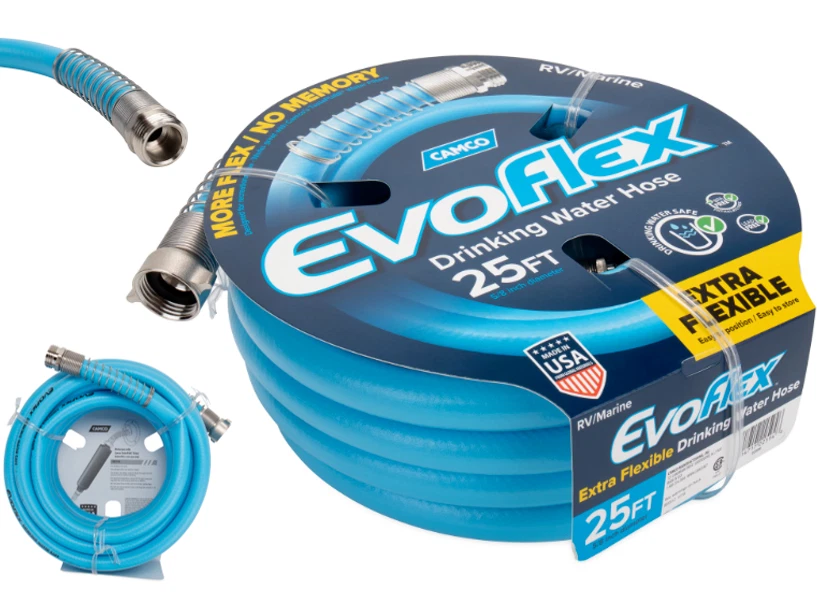 Camco 22843 Premium 35-Foot Drinking Water Hose – Heavy Duty For RV & Marine Use