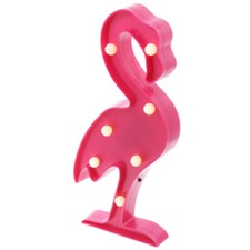 NOVELTY FUNKY FLAMINGO SHAPED LED LIGHT NIGHT LAMP NEW IN GIFT BOX