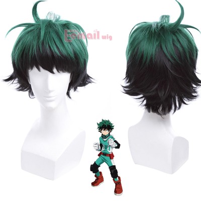 My Hero Academia Deku Izuku Midoriya Short Cosplay Wig Wigs