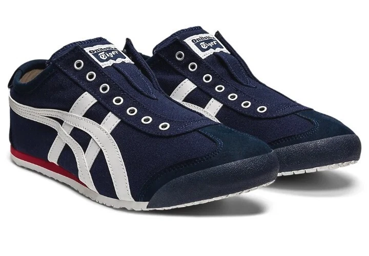 Onitsuka slip on best sale blue