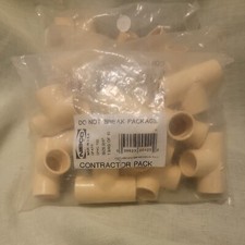 NIBCO 3/4 CPVC TEE # CP4711 BAG OF 10 CONTRACTOR PACK MADE IN USA