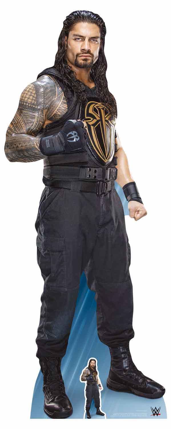 Roman Reigns WWE Lifesize and Mini Cardboard Cutout / Standup / Standee Wrestler