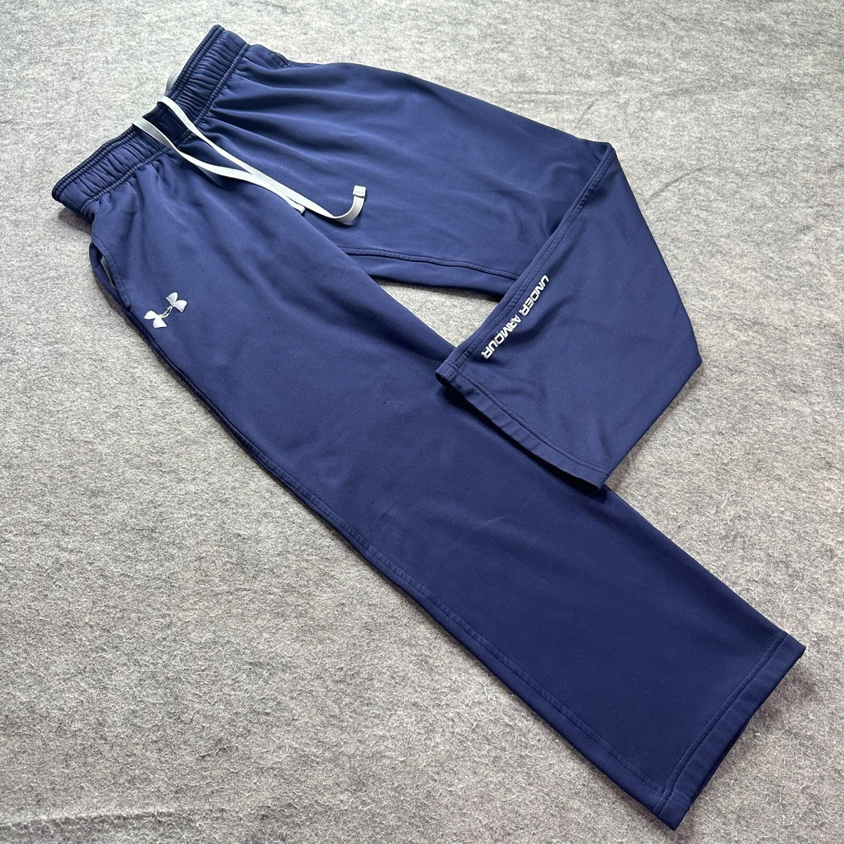Under Armour Sweatpants Men M Blue Fleece 29