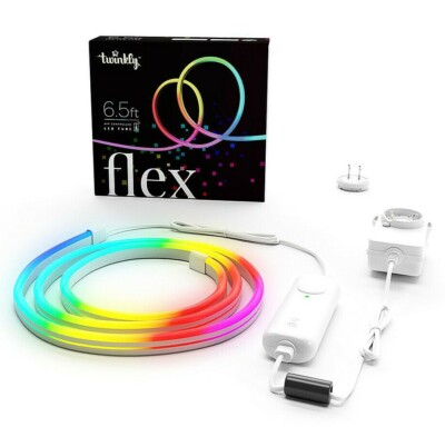 Twinkly Flex 6.5ft App-Controlled Flexible RGB Light Tube LED Lights