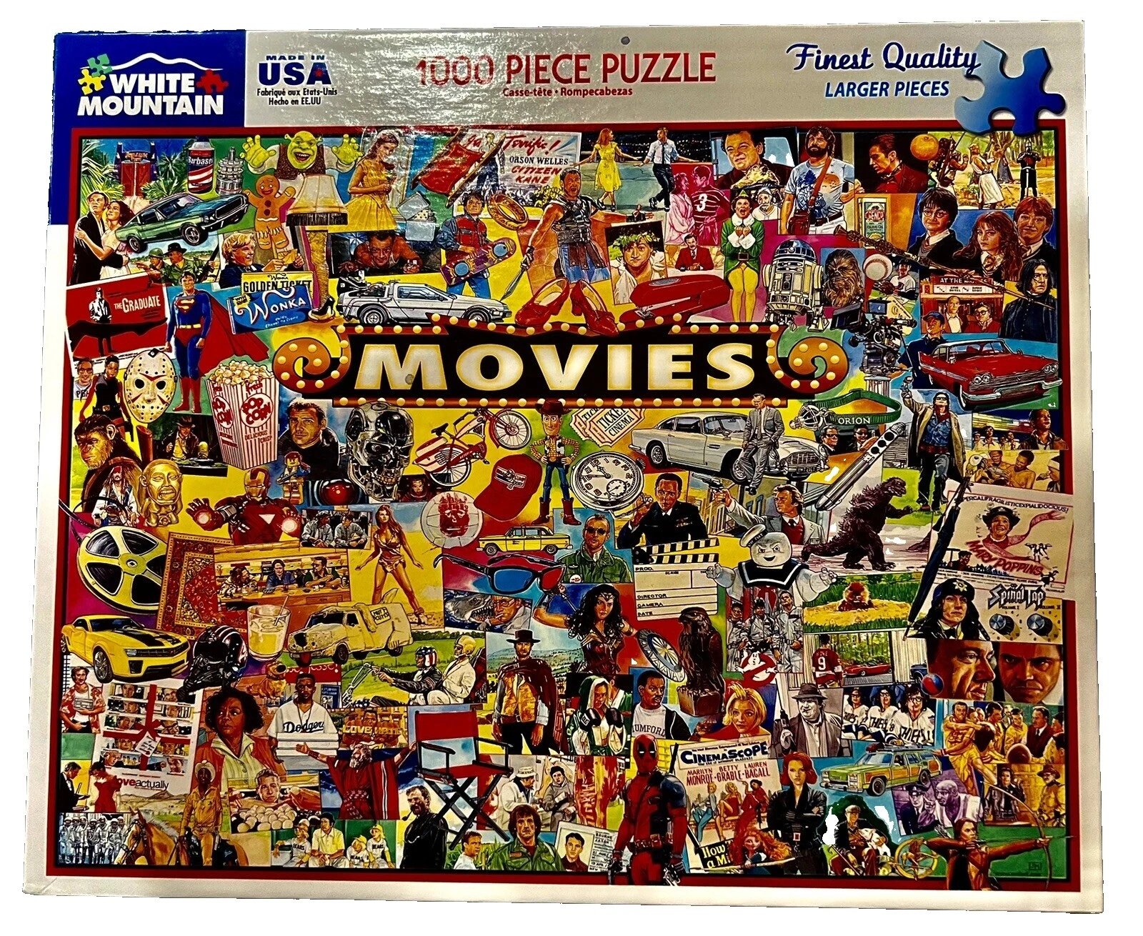 Rompecabezas White Mountain películas y TV