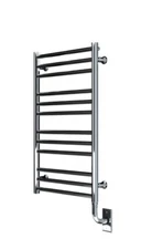 ICO Bath Tuzio Sorano 19-1/2"W x 31"H Electric Plug-In Steel Towel WarmerE4103