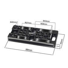 Multi-Purpose Switching Plate Cheese Board Easy Plate 1/4 3/8 ARRI Cold Shoe