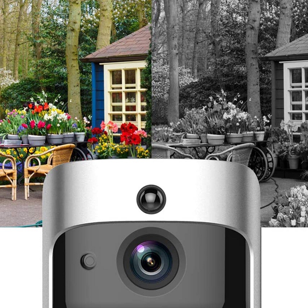 Smart Wireless WiFi Ring Doorbell Intercom Video Camera Door Bell Security Black
