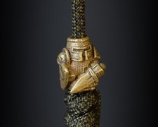 Paracord Lanyard Beads Bronze bead Knife Lanyard Bead Charms - Templar