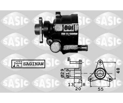 Hydraulikpumpe, Lenkung SASIC 7074001 für Renault